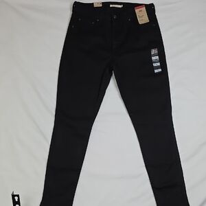 Levi's Black High Rise Skinny Jeans 32x30
